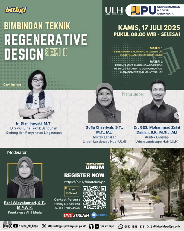Bimbingan Teknik Regenerative Design #Seri 2