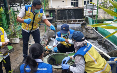 Jamin Mutu IPALD Pabrikasi, Balai Teknik Sanitasi Lakukan Inspeksi Mendalam di Gresik